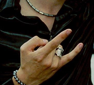 Custom Ring: Inspired by Muse Rock Star Matt Bellamy, XOX-Trinity. Sterling Silver